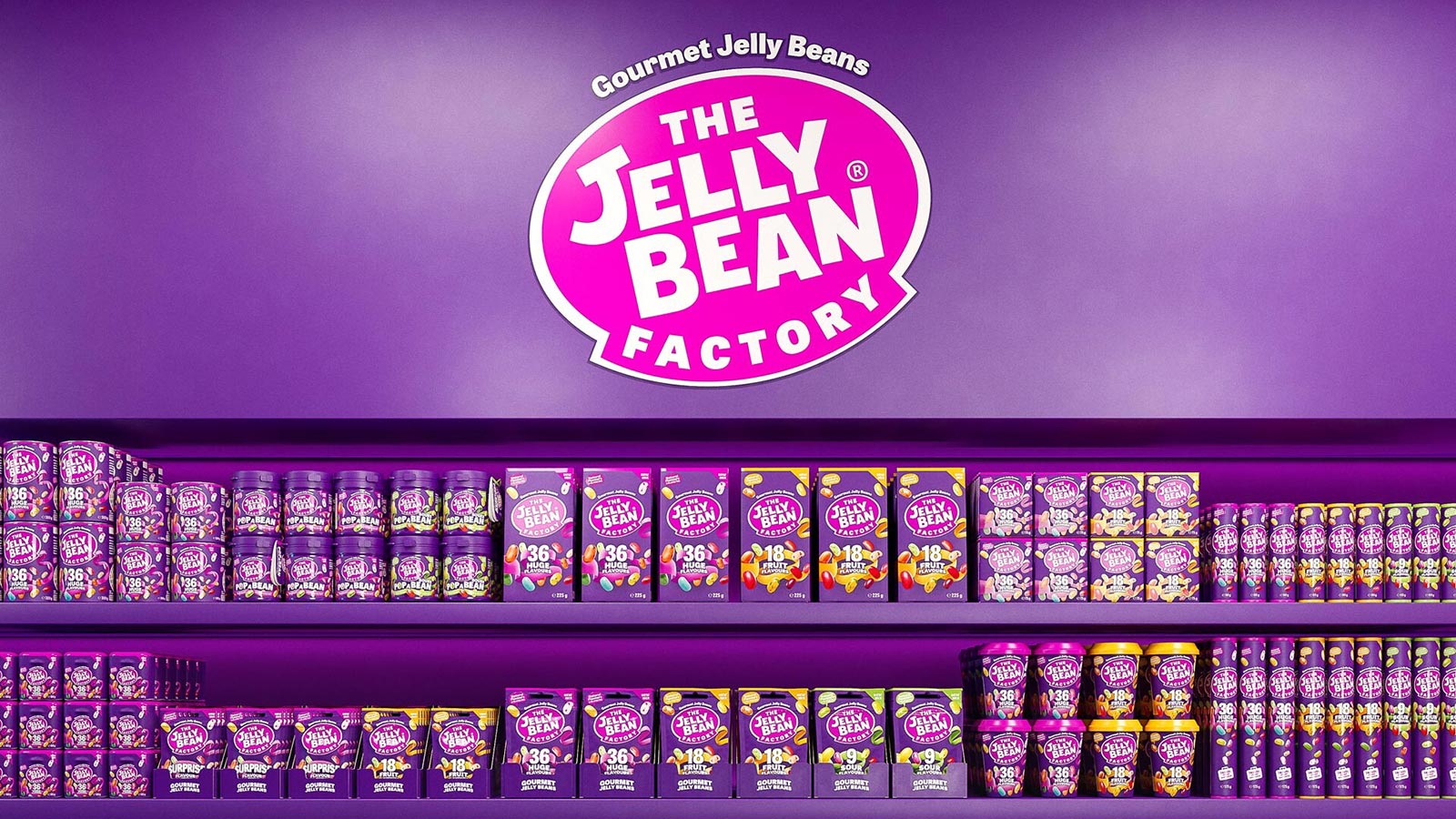 Cloetta International: The Jelly Bean Factoryn globaali ilmeuudistus