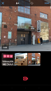 Mobiilivideon nauhoittaminen Android-sovelluksella