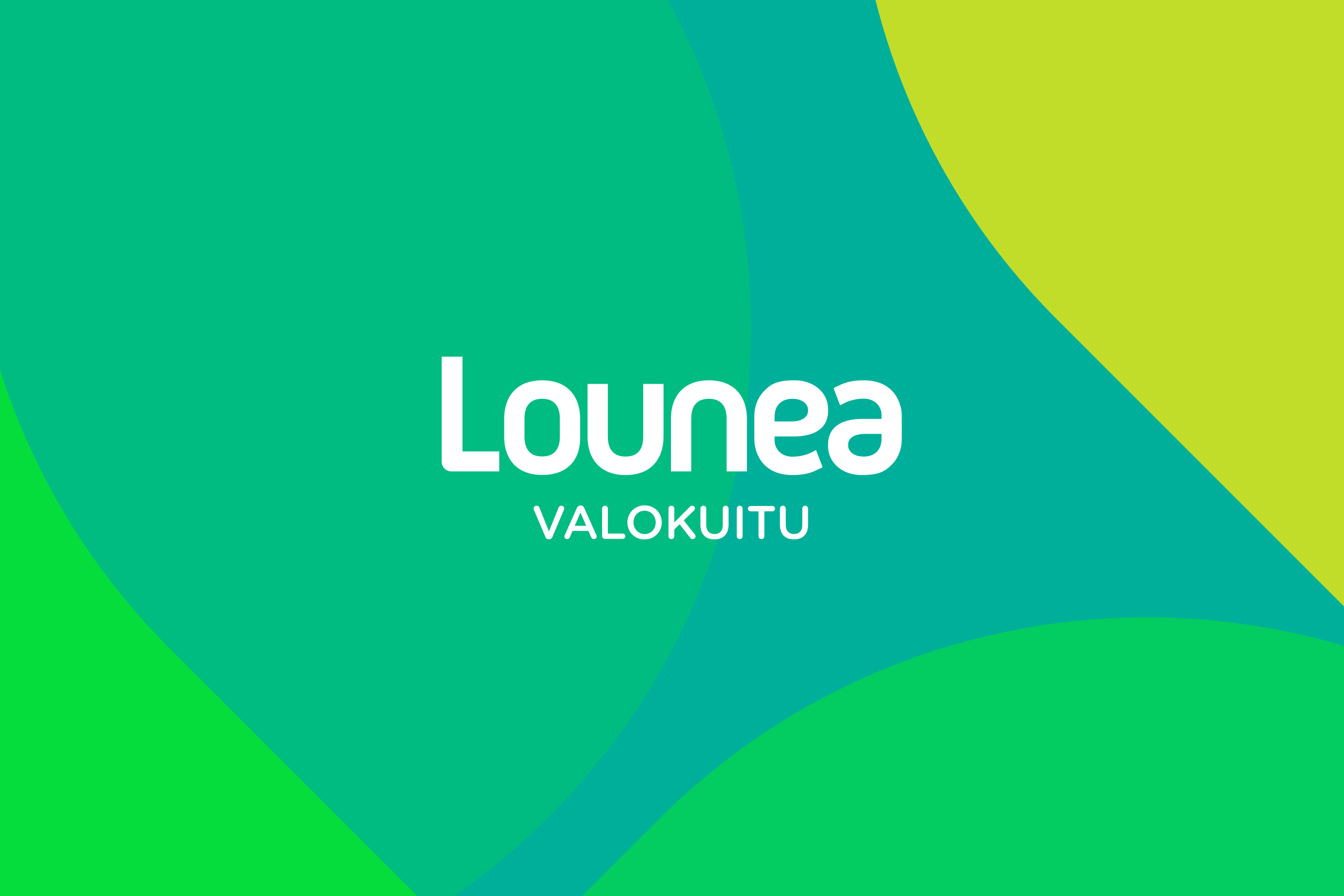 Lounea valokuitu -logo.