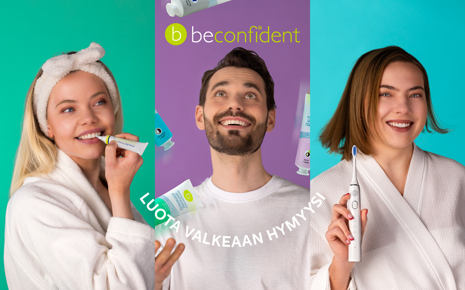 Beconfident: Uuden valkaisevan hampaidenhoitosarjan lanseeraus